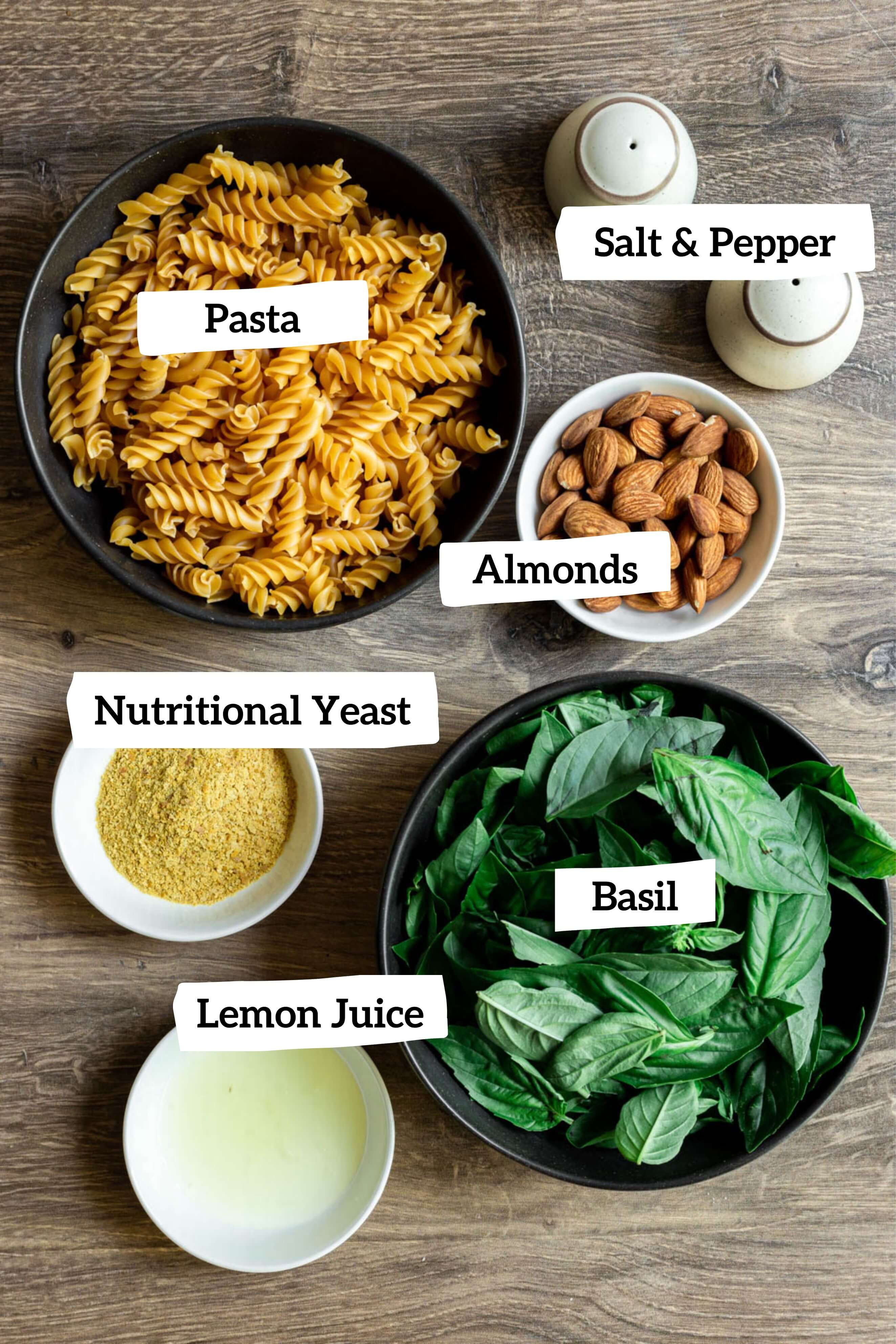 Vegan Almond Pesto Pasta